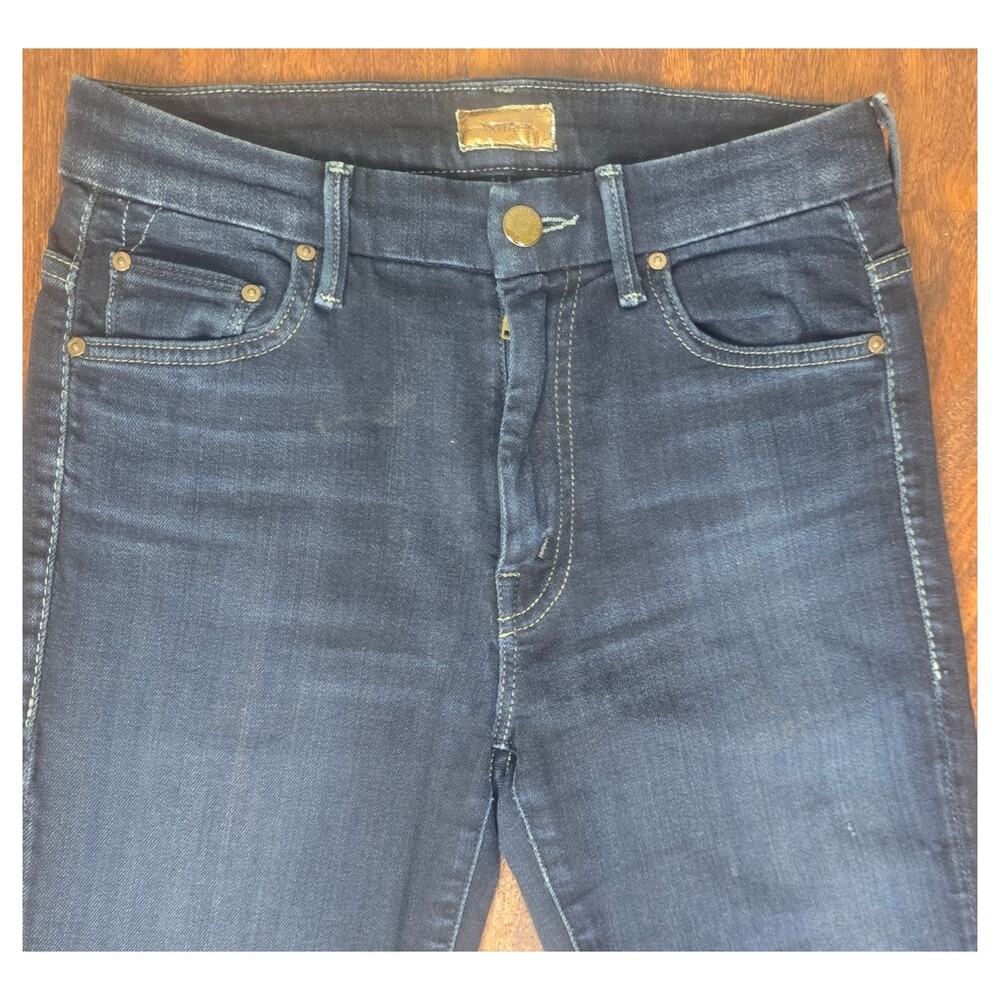 Mother Denim High Waisted Looker Skinny Jeans in Coffee, Tea, or Me? Size 26 - Picture 5 of 10